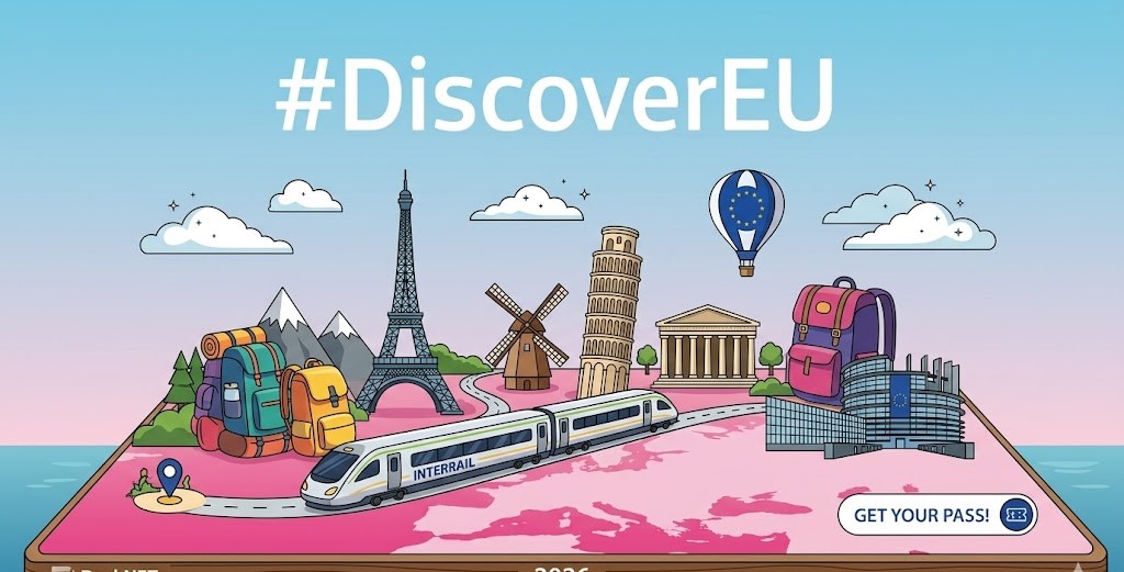 DiscoverEU (2026): Δωρεάν Εισιτήρια Τρένου για Νέους (Αιτήσεις την Άνοιξη). Το Quiz του DiscoverEU: Πώς να το Κερδίσεις (Step-by-Step)