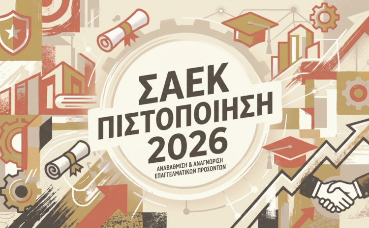  Πιστοποίηση ΣΑΕΚ 2026: Πώς να κάνεις σωστά την αίτηση (Βήμα-Βήμα)